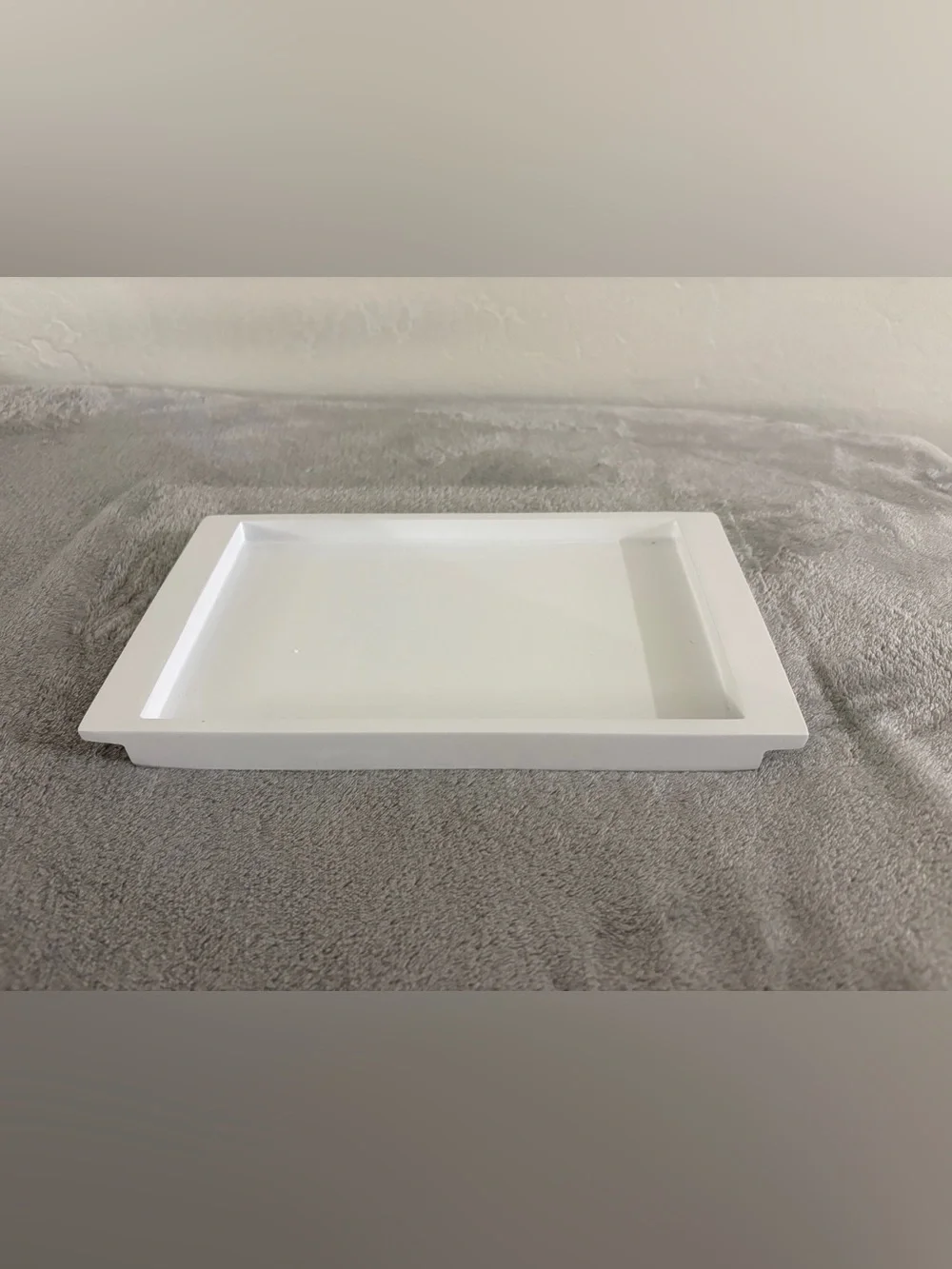 White Jewelry Organizer Tray - Minimalist Jewelry Storage